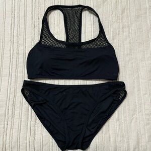 Calvin Klein Mesh Accent Bikini Set